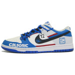 Кроссовки Nike Dunk Skateboarding Shoes Men Low-top Blue/red/white, синий - фото