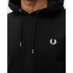 Толстовка Fred Perry Tipped Hooded Sweatshirt, черный - фото 3