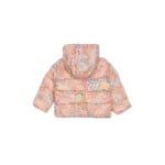 Стеганая куртка с графическим принтом Stella McCartney Kids, розовый - фото 2