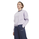 Блуза Reebok Identity Fleece Crew Sweatshirt, розовый - фото