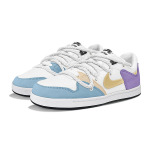 Кроссовки Nike SB Alleyoop Skateboarding Shoes Men Low-top White, фиолетовый - фото 3