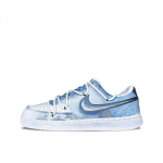 Кроссовки Nike Court Vision 1 Skateboarding Shoes Men Low-top White/blue, голубой - фото