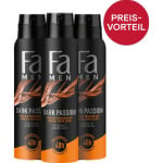 Дезодорант и спрей для тела Dark Passion, ценный набор Fa, 450 ml - фото