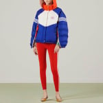 Куртка женская Gucci x Adidas, синий / белый / красный - фото 2