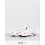 Белые кроссовки унисекс Converse Chuck Taylor All Star Hi Wide Fit - фото 2