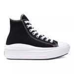 Женские высокие кроссовки на платформе Converse Chuck Taylor All Star Move Converse, черный/белый - фото 6