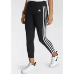 Adidas Sportswear тренировочные тайтсы «ESSENTIALS AEROREADY 3STRIPES HIGHWAISTED», (1 шт.), черный/белый - фото