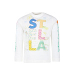 Stella McCartney Kids толстовка с логотипом, белый - фото