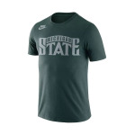 Мужская зеленая футболка Michigan State Spartans Basketball Retro 2-Hit Nike, зеленый - фото 3