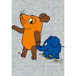 Logoshirt Футболка "Sendung mit der Maus - Mouse & Elephant" с классным принтом, цвет Grau-Meliert - фото 9