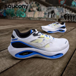 Кроссовки мужские Saucony Firebird 3 амортизирующие, белый / синий / черный - фото 9