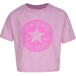 Футболка Converse Chuck Patch Crossover T-Shirt, цвет Peony Pink Heather - фото