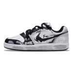 Кроссовки Nike EBERNON Skateboarding Shoes Men Low-top Black/White/Gray, черный/белый/серый - фото