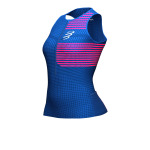 Спортивный топ Compressport Triathlon Postural Tank, синий - фото