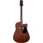 Акустически-электрическая гитара Mitchell T231CE Mahogany Dreadnought в вырезе - фото 6