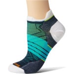 Полосатые кроссовки Run Zero Cushion с низкой лодыжкой Smartwool, белый - фото