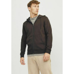 Толстовка на молнии JJESTAR BASIC HOOD NOOS  Jack & Jones, коричневый - фото 2