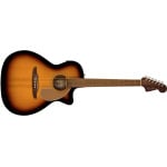 Акустическая гитара Fender Newporter Player Auditorium Acoustic-Electric Guitar, Sunburst - фото 2