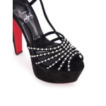 Christian Louboutin босоножки Vegastrassima Alta 160, черный - фото 7