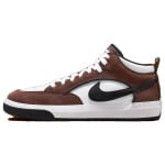 Мужские кроссовки для скейтбординга Nike SB React Leo, Brown/White - фото