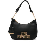 Сумка через плечо с надписью-логотипом Love Moschino, черный - фото