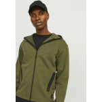 Толстовка на молнии JCOFUSION HOOD NOOS Jack & Jones, темно-зеленый - фото 7