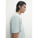 Базовая футболка SHORT SLEEVE Massimo Dutti, светло-голубой - фото 10