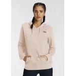 Толстовка Vans с капюшоном "FLYING V BFF HOODIE EMEA", с вышитым логотипом, розовый - фото