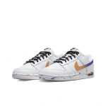 Кроссовки Nike Dunk Skateboarding Shoes Men Low-top Blue/Orange, голубой - фото 3