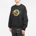 Свитер Gucci Interlocking Logo Crew Neck, черный - фото 2