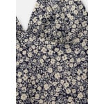 Блуза FLORAL HALTER PULL&BEAR, светло-голубой - фото