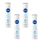 Nivea, Fresh Natural, Женский дезодорант, 4x150 мл - фото