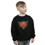 Толстовка с щитом Superman Wings DC Comics, черный - фото