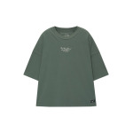 Футболка Pull&Bear, цвет Reed/Pastel green - фото