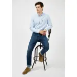 Прямые джинсы Ben Sherman "Straight Stonewash Jean", черные потертые джинсы прямого кроя, джинсовый - фото 3