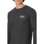 Лонгслив Quiksilver Adrenaline Spike Long Sleeve Thermal, цвет Charcoal Heather - фото 3