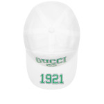 Бейсболка Gucci College Baseball, цвет Ivory & Green - фото 2