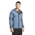 Ветровка Adidas Performance Terrex Techrock Hooded Wind Fleece, синий - фото 3