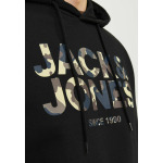 Толстовка с капюшоном LOGO Jack & Jones, черный - фото