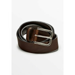 Ремень Massimo Dutti, цвет brown - фото 2