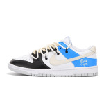 Кроссовки Nike Dunk Skateboarding Shoes Men Low-top Blue, черный/синий - фото 2