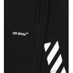 Спортивные шорты из хлопкового джерси с логотипом Off-White, черный - фото 2