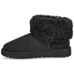 Зимние ботинки классические мини пушистые на флисовой подкладке Ugg, черный - фото 2