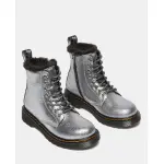 Ботинки для девочек 1460 Serena J Dr. Martens, серебрянный - фото 3