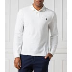 Поло POLO RALPH LAUREN slim fit, белый - фото