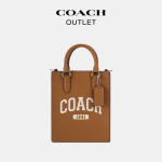 Сумка большая женская Coach Outlet Varsity Element, светло-коричневый - фото 2