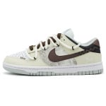 Кроссовки Nike Dunk Skateboarding Shoes Men Low-top Yellow/White/Brown/Black, цвет Champagne - фото 2