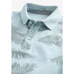 Поло ALL-OVER PRINT SHORT SLEEVE, REGULAR FIT Next, синий - фото 2