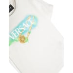 Versace Kids футболка с логотипом, белый - фото 3