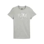 Футболка PUMA "SQUAD TEE G", серый - фото